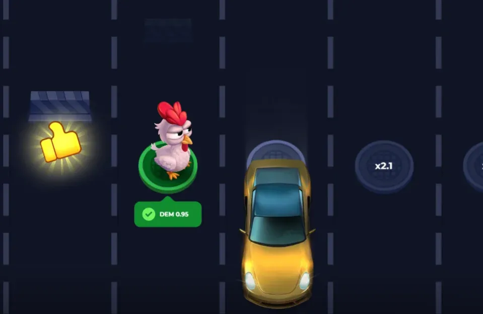 Uncrossable Rush i lobbyen hos et onlinecasino mellem andre instant games